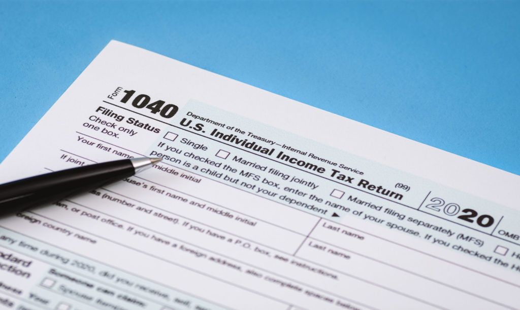 Form 1040 to file taxes single or jointly