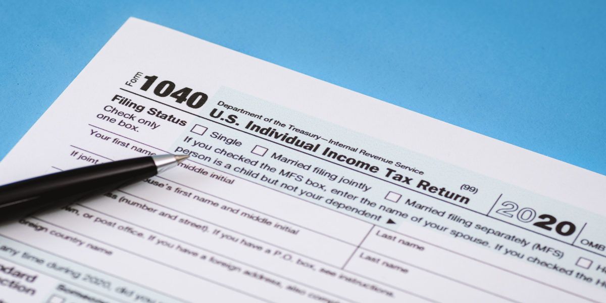 Form 1040 to file taxes single or jointly
