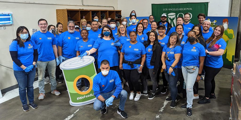 NKSFB group at LA Food Bank