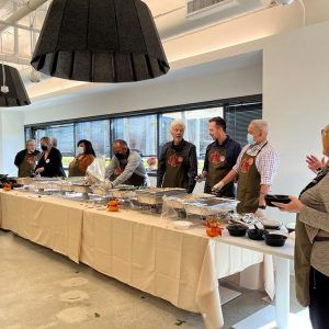 NKSFB Partners serve a fabulous feast to employees
