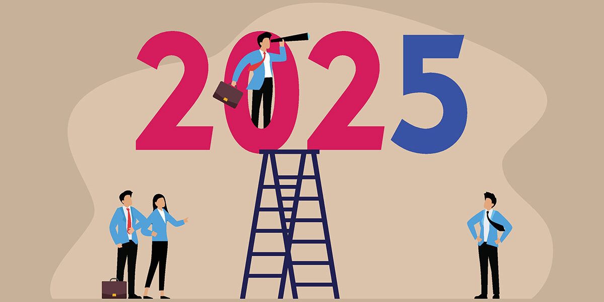 2025 cartoon with ladder