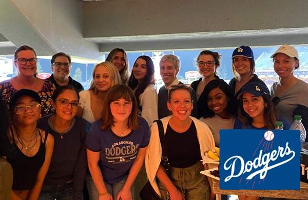 At a Dodgers game - thumbnail