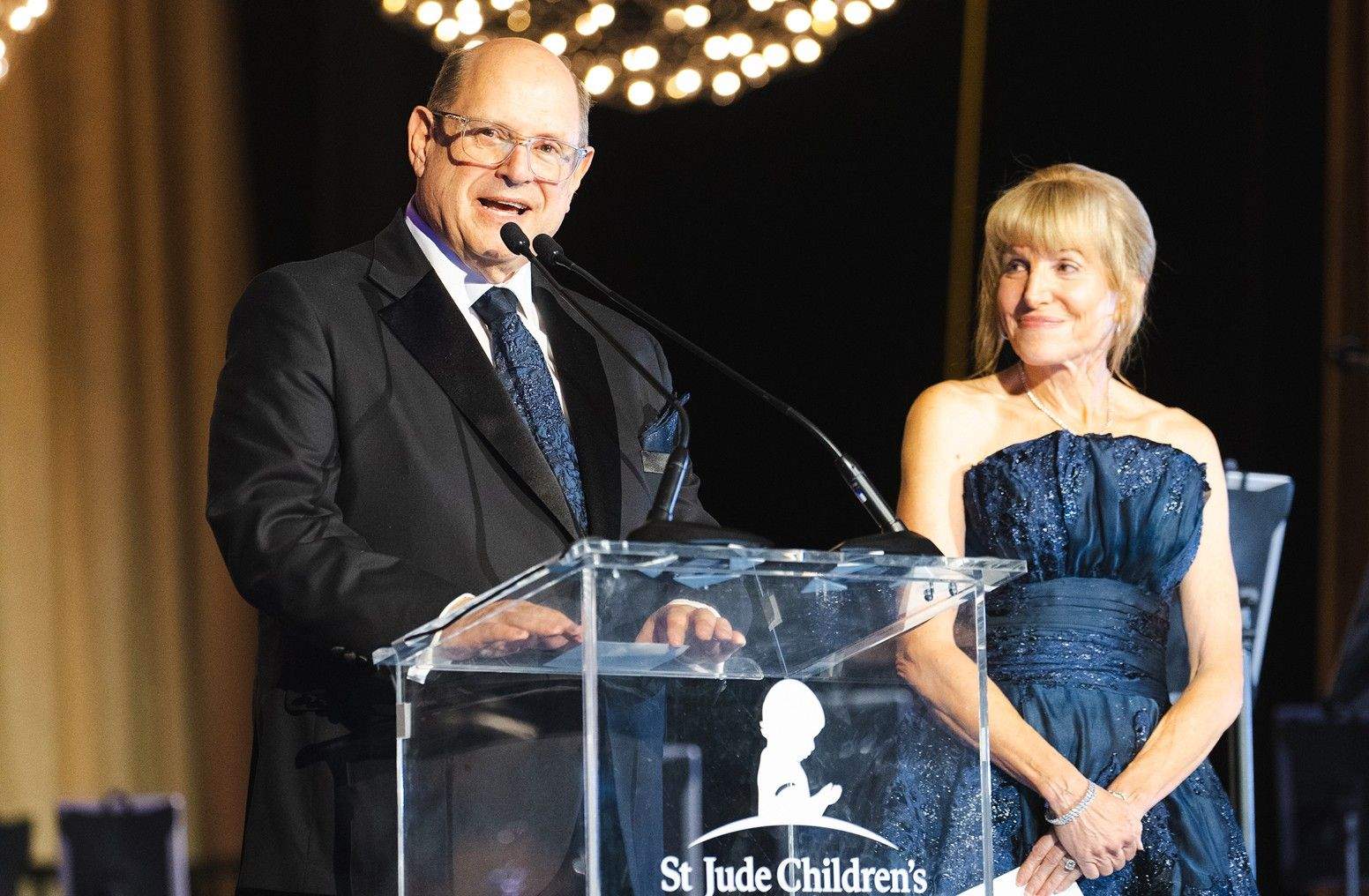Mickey Segal giving a speech for St. Jude Children's Research Hospital - thumbnail