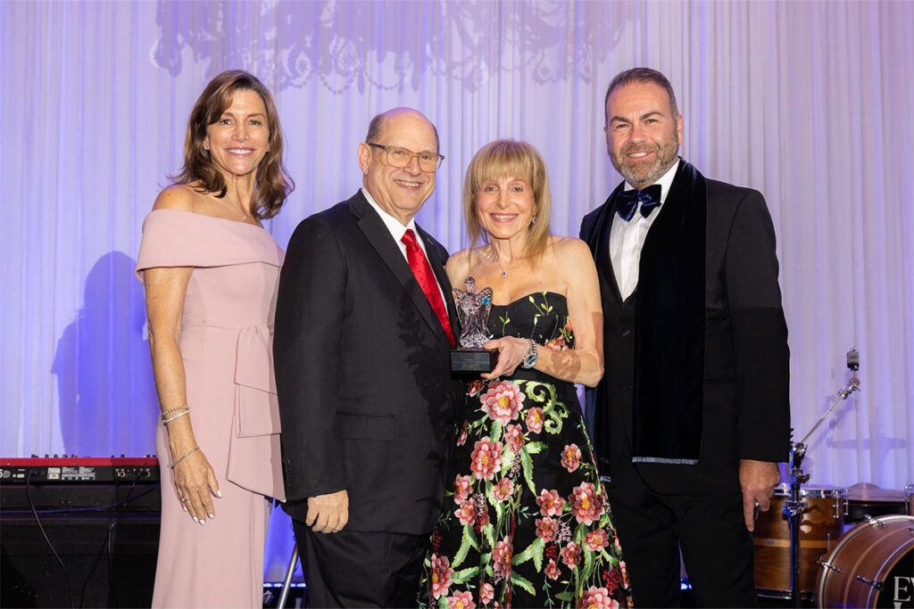 CSC Chief Executive Officer Patricia Ostiller, Mickey Segal, Lee Segal, SCS Board President Serge Melkizian