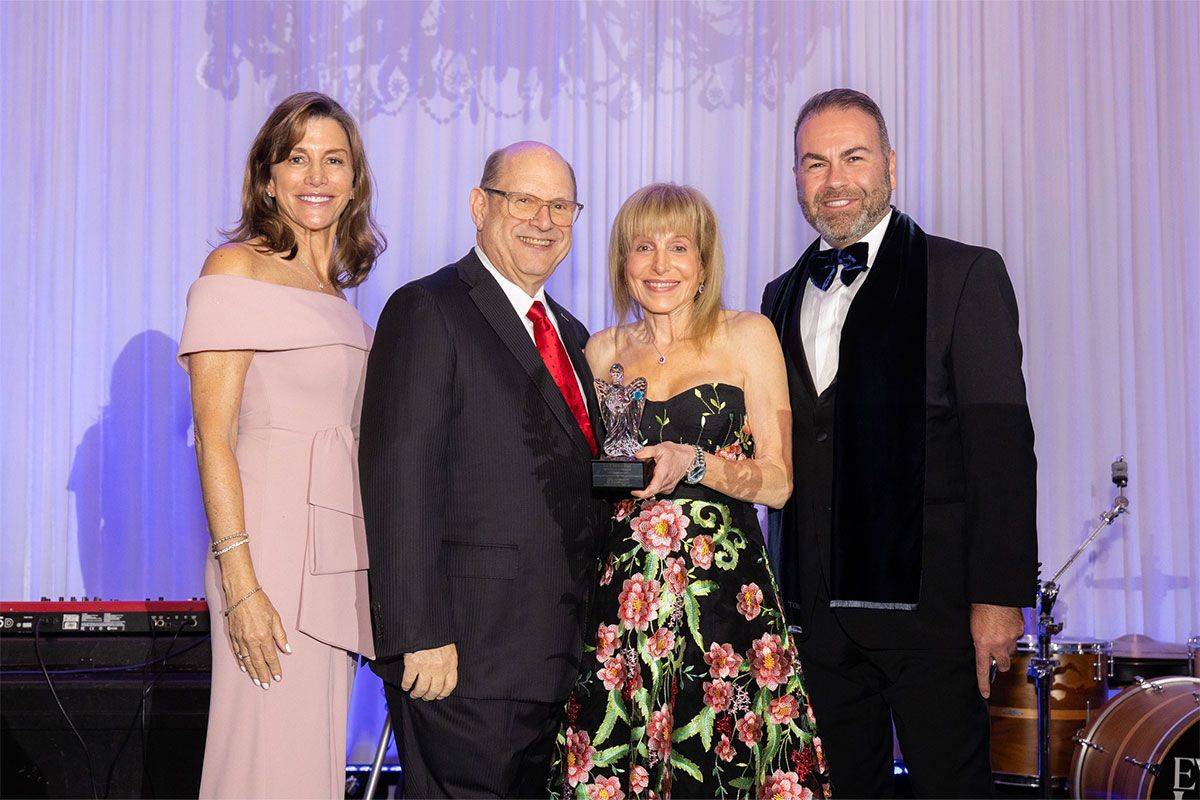 CSC Chief Executive Officer Patricia Ostiller, Mickey Segal, Lee Segal, SCS Board President Serge Melkizian
