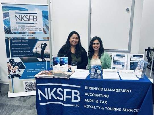 Ruby and Juline at a NKSFB booth