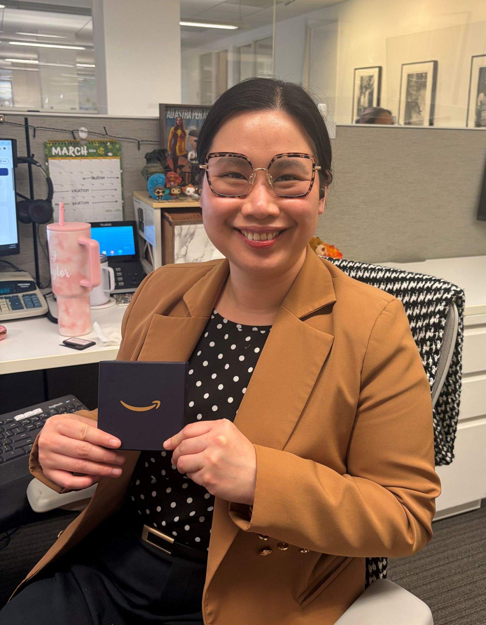 Winning an Amazon gift card
